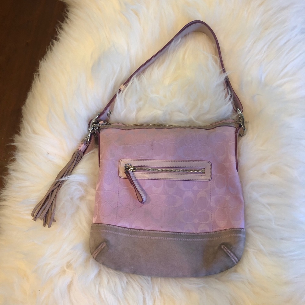 PINK COACH PURSE